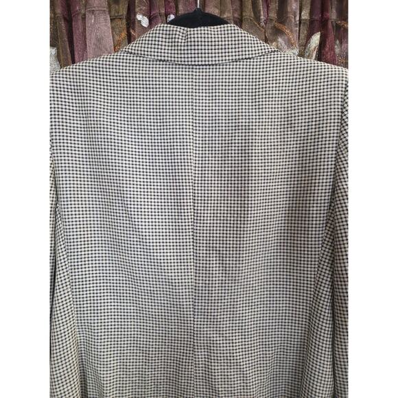 Vintage Tous Les Jours Blazer Vintage Linen Silk Blend Size 8 US Cinq A Sept - Picture 10 of 16